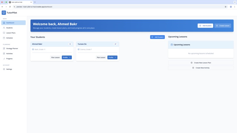 TutorBase – screenshot 1