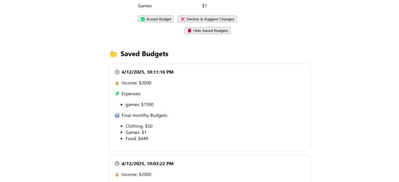 Budget-Buddy – screenshot 2