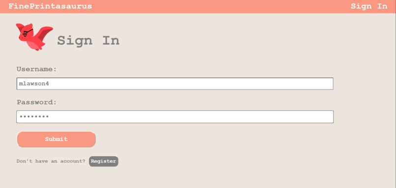 FinePrintasaurus – screenshot 4