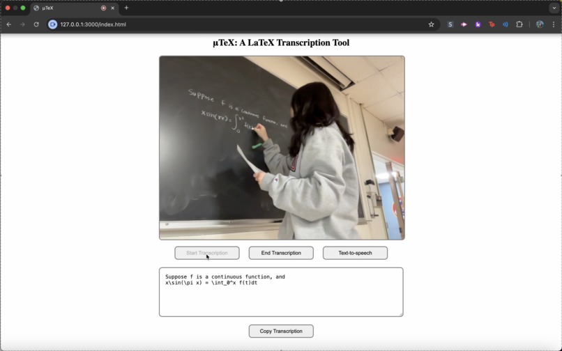 μTeX (MuTeX) – screenshot 2