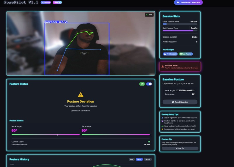 PosePilot – screenshot 3