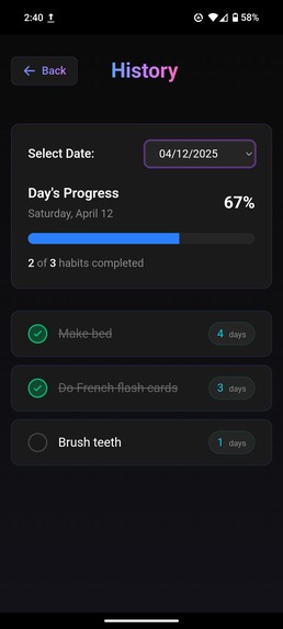 Habitz – screenshot 4