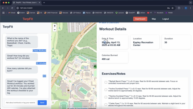 TerpFit – screenshot 5