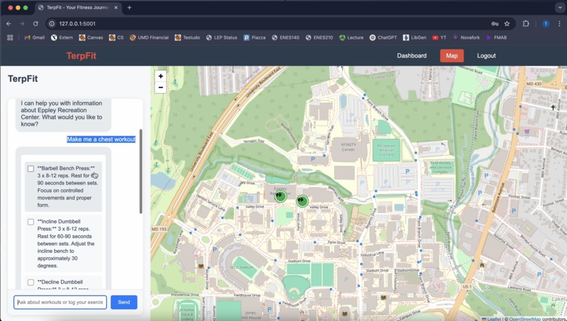 TerpFit – screenshot 4