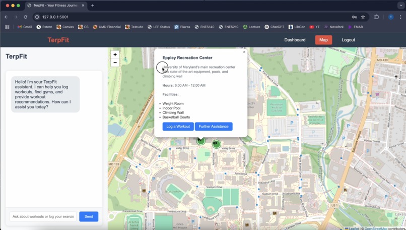 TerpFit – screenshot 3