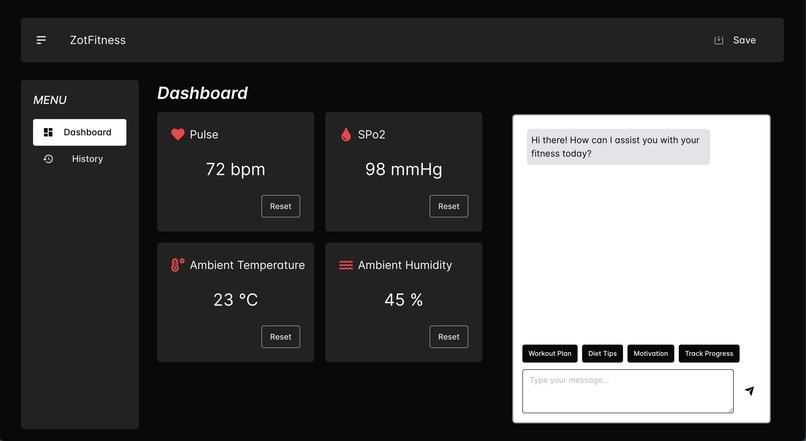 ZotFitness – screenshot 1