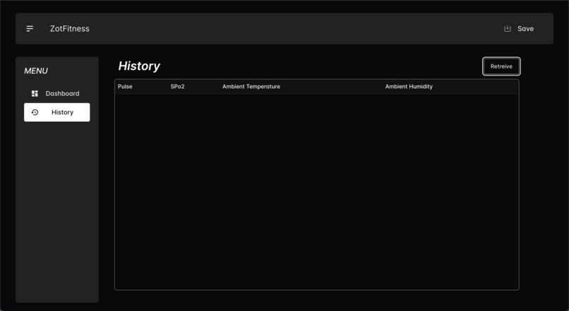 ZotFitness – screenshot 2