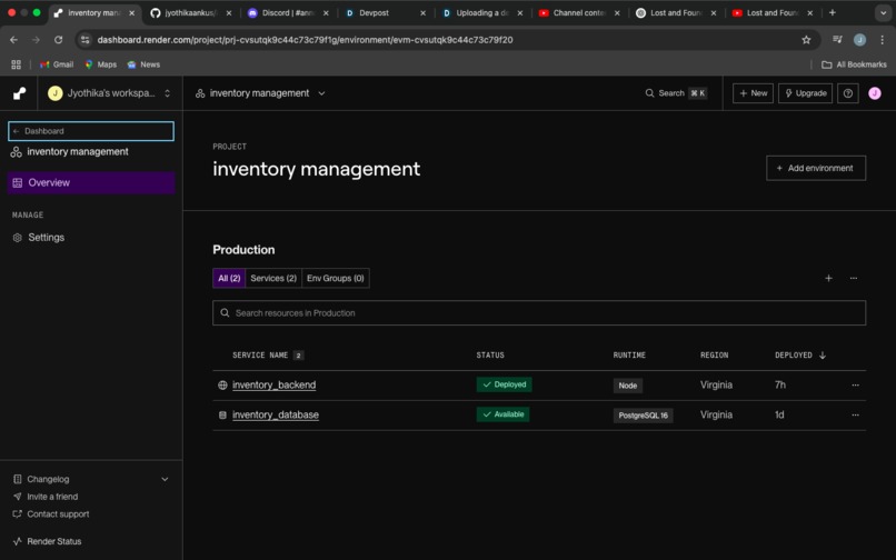 Lost and found inventory management system – screenshot 6
