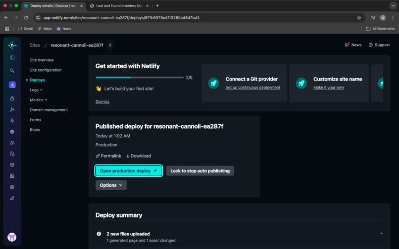 Lost and found inventory management system – screenshot 8