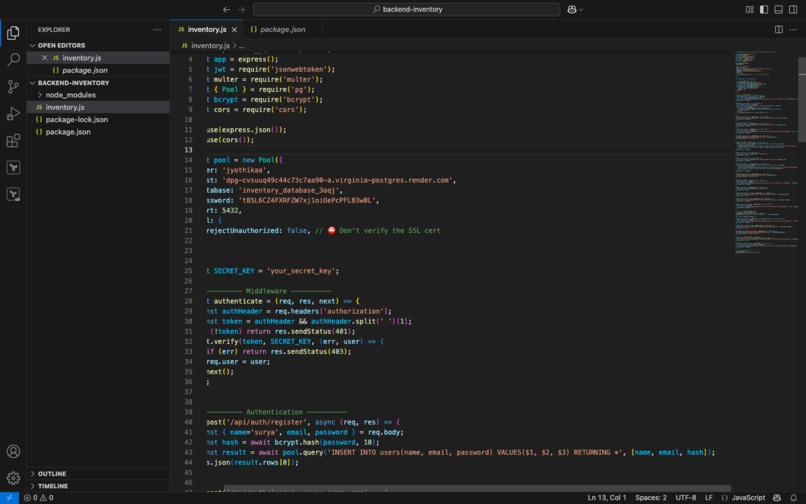 Lost and found inventory management system – screenshot 9