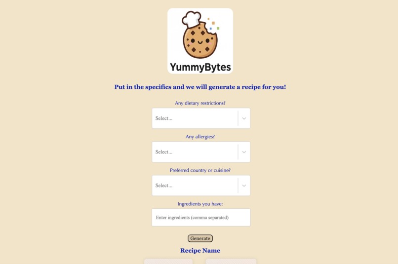 YummyBytesAI – screenshot 1