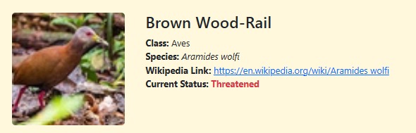 Species Tracker – screenshot 2