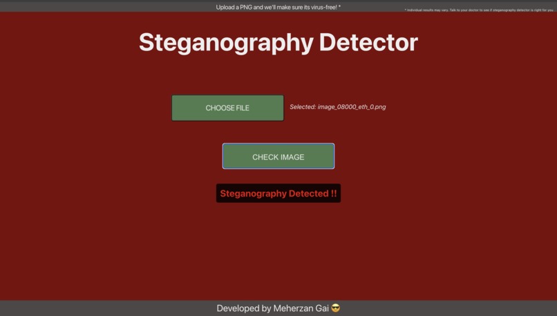 Steg Detector – screenshot 2