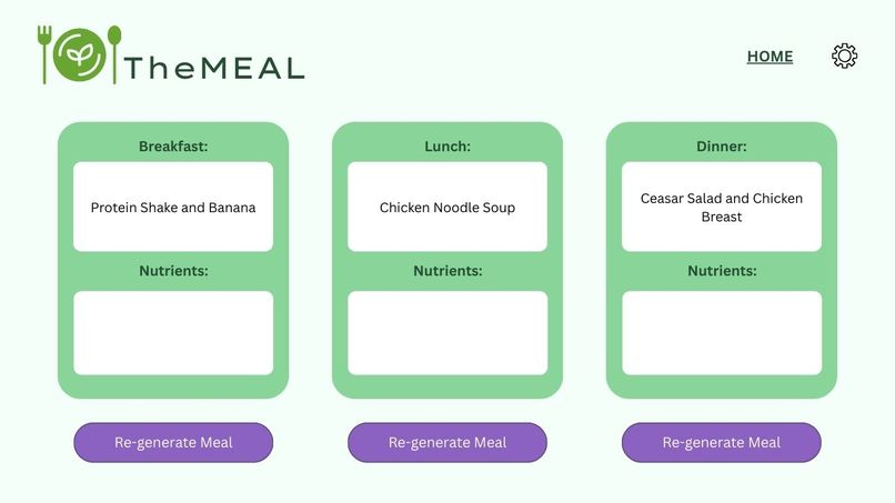 theMEAL – screenshot 3