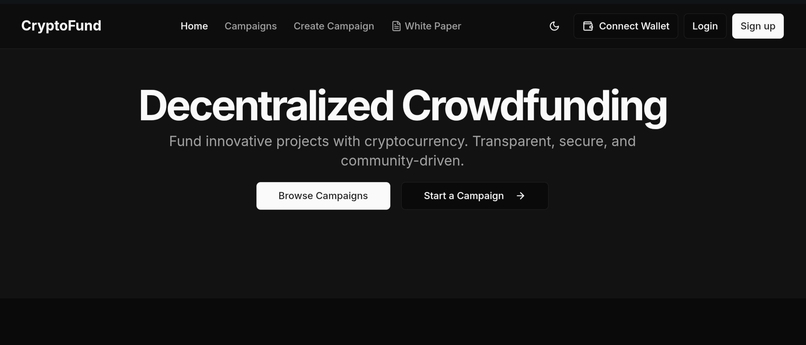 CryptoFund – screenshot 1