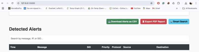 SnortEduGuard – Student Integrity Surveillance System – screenshot 3