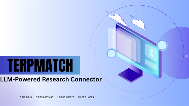  TerpMatch: LLM-Powered Research Connector – screenshot 1