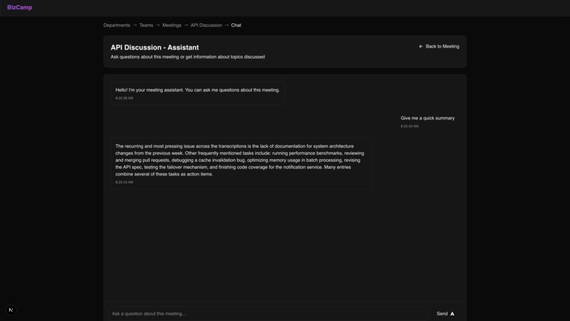 BizCamp – screenshot 7