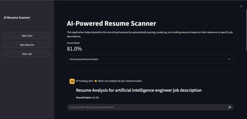 AI-Powered Resume Scanner – screenshot 4