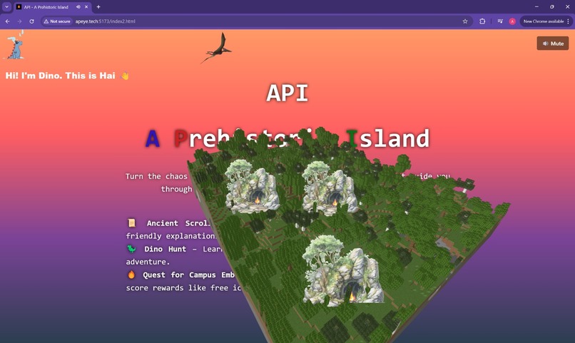 API - A Prehistoric Island – screenshot 2