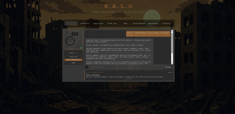 H.A.L.O. – Human Assistance Logistics Operator – screenshot 1