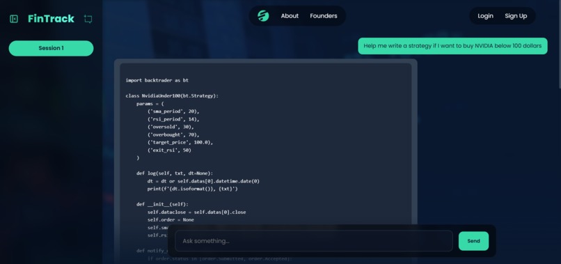 FinTrack – screenshot 2