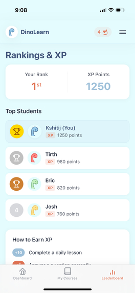 DinoLearn – screenshot 3