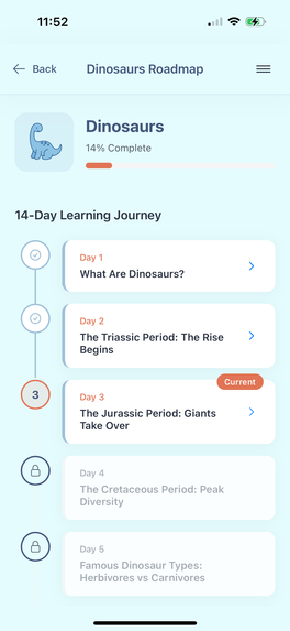 DinoLearn – screenshot 4
