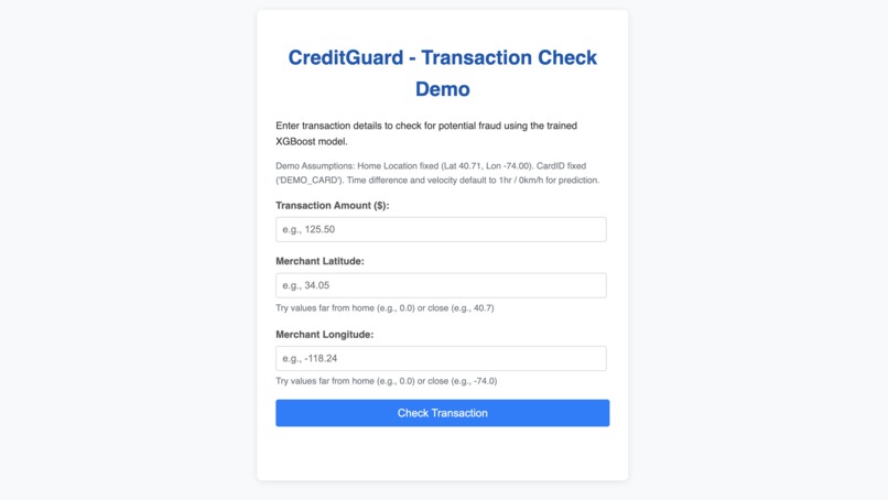 CreditGuard – screenshot 1