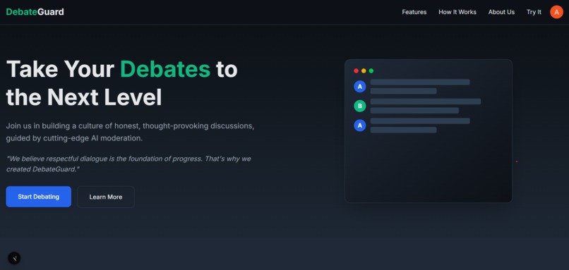 DebateGuard – screenshot 1