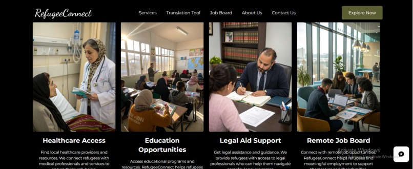Refugee Connect – screenshot 3