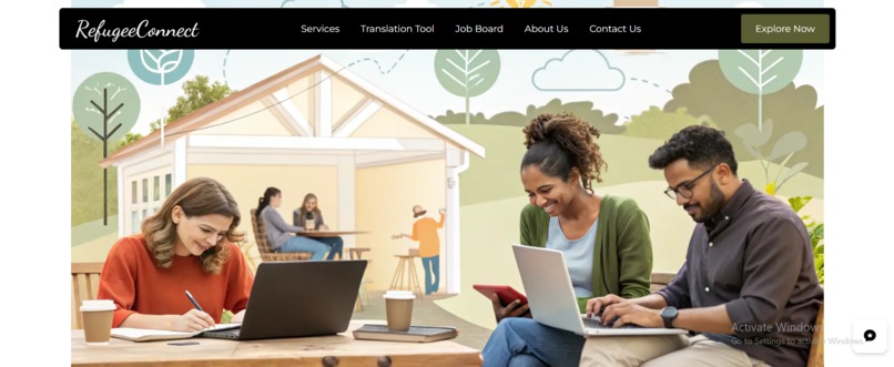 Refugee Connect – screenshot 6