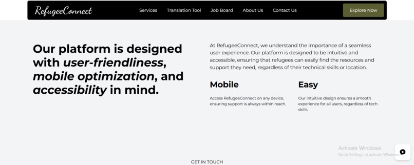 Refugee Connect – screenshot 7