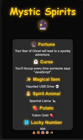 Mystic Spirits-Your Personal Fortune Teller – screenshot 5