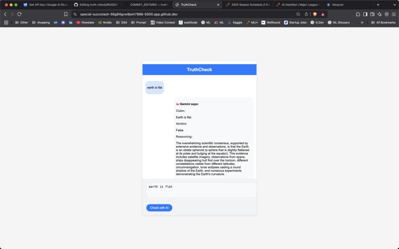 Truth Check AI – screenshot 1