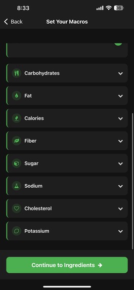 NutriFit – screenshot 2