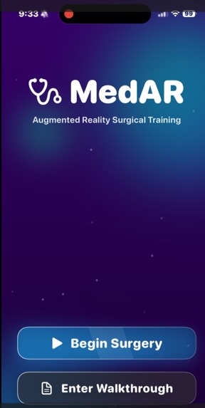 MedAR – screenshot 2