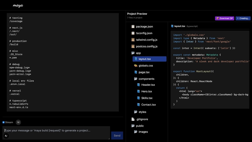 Maya – screenshot 1