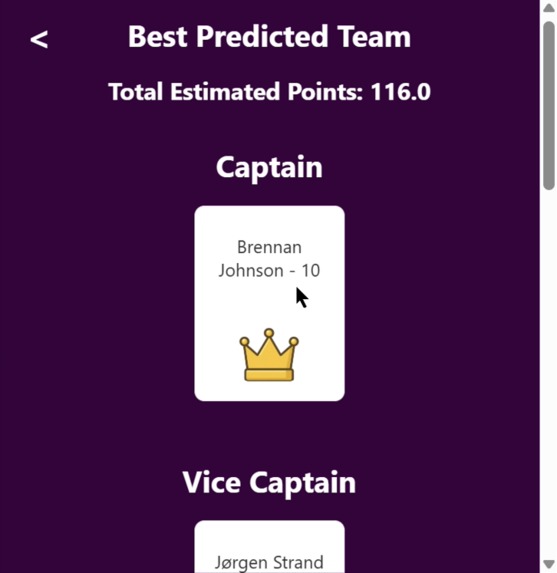 FPL Forecaster – screenshot 5