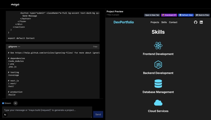 Maya – screenshot 2