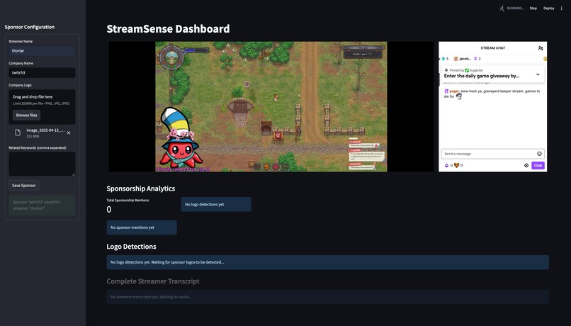Streamsense – screenshot 1
