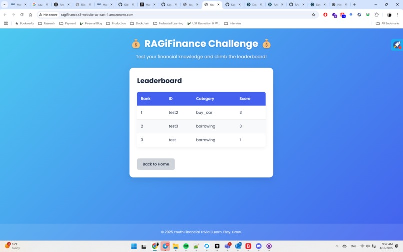 RAGiFinance Challenge – screenshot 4