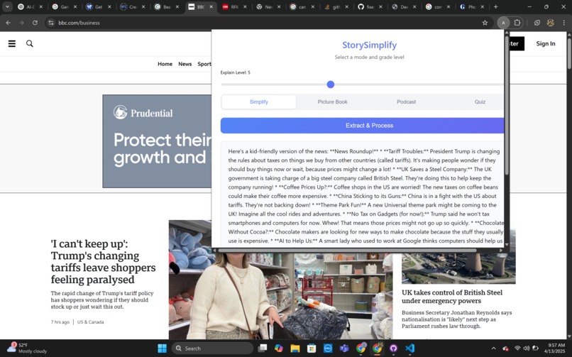 StorySimplify – screenshot 1