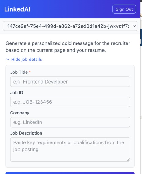LinkedAI – screenshot 8