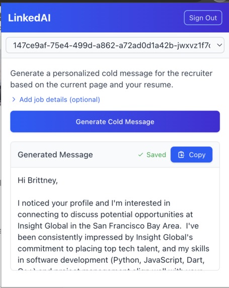 LinkedAI – screenshot 9