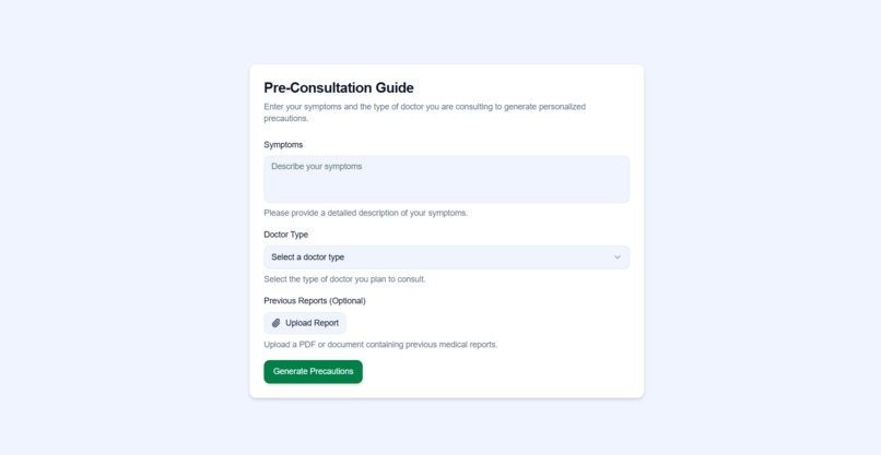 PreConsultAbull – screenshot 1