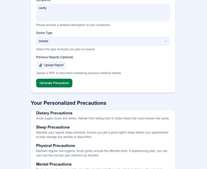 PreConsultAbull – screenshot 2