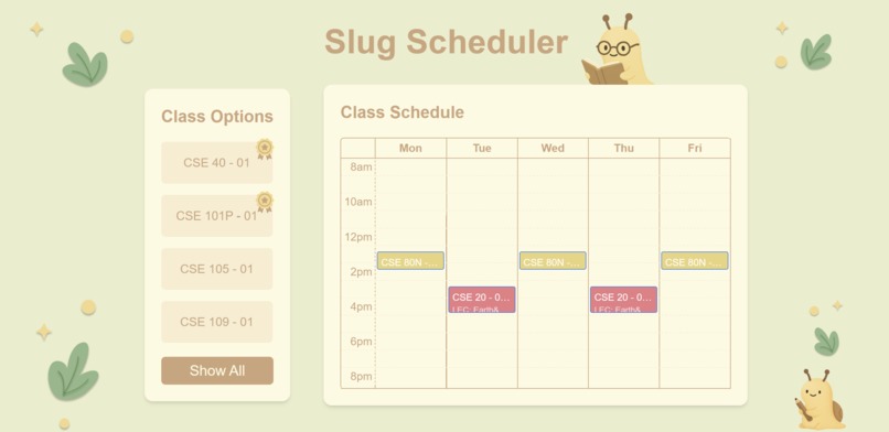 Slug-Schedule – screenshot 2