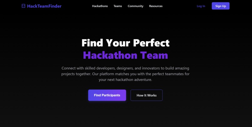 HackTeamFinder – screenshot 4