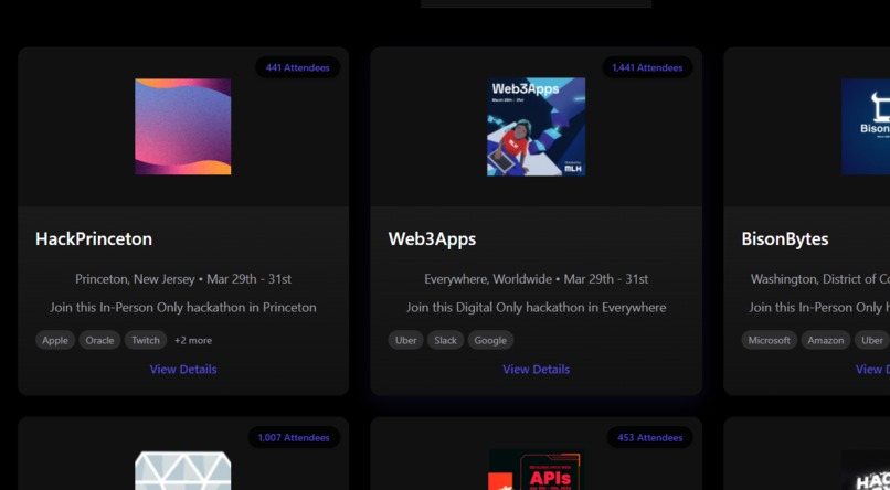 HackTeamFinder – screenshot 5